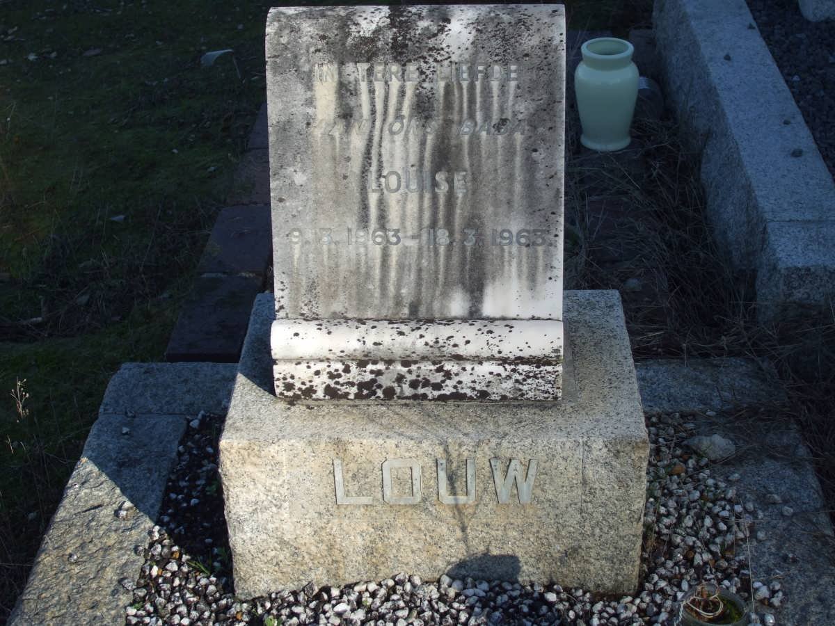 LOUW Louise 1963-1963