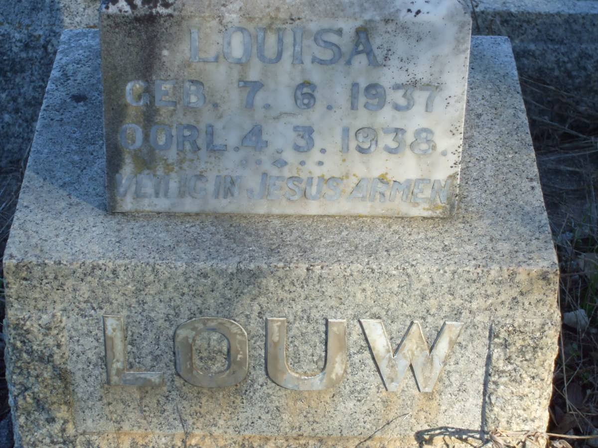 LOUW Louisa 1937-1938