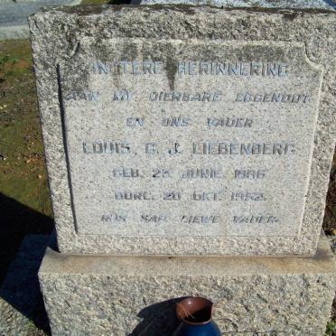 LIEBENBERG Louis C.J. 1895-1952