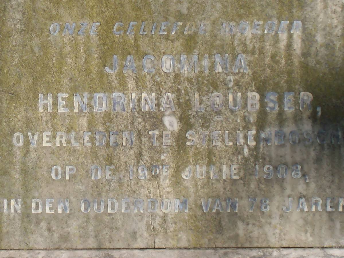 LOUBSER Jacomina Hendrina -1908