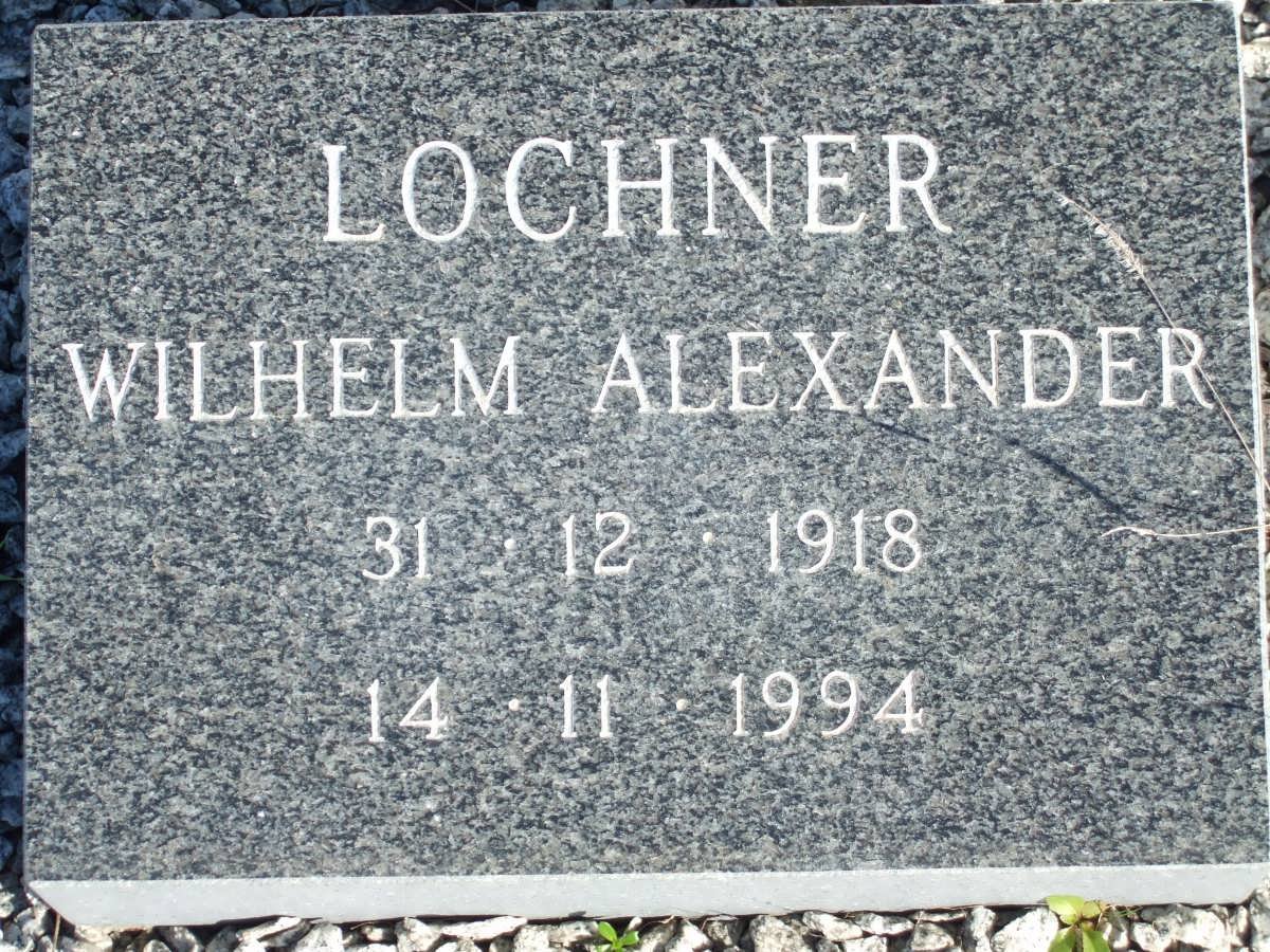 LOCHNER Wilhelm Alexander 1918-1994