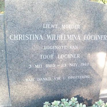 LOCHNER Christina Wilhelmina 1885-1962