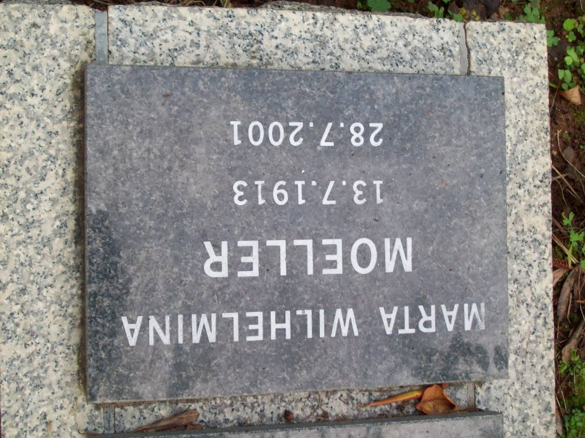 MOELLER Marta Wilhelmina 1913-2001