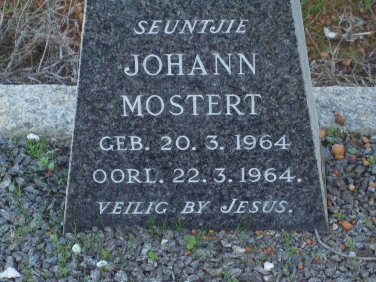 MOSTERT Johann 1964-1964