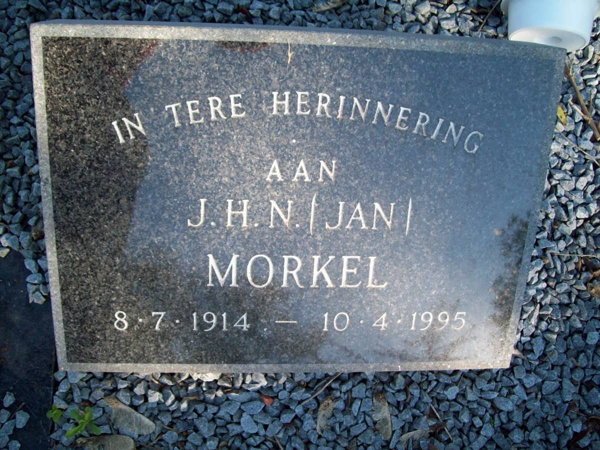 MORKEL J.H.N. 1914-1995