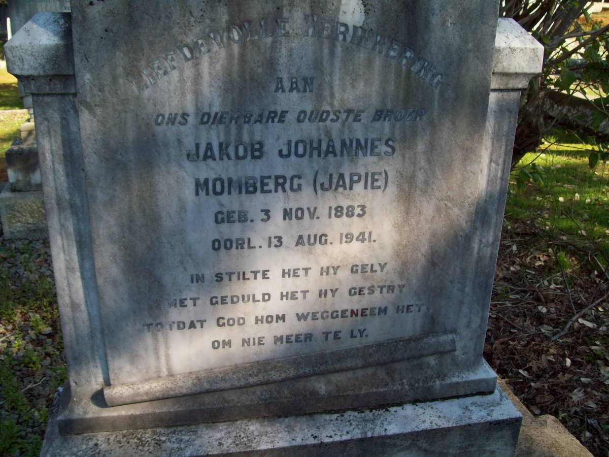 MOMBERG Jakob Johannes 1883-1941