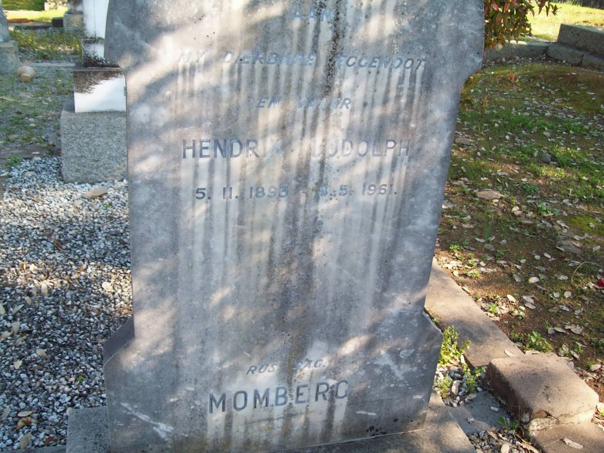 MOMBERG Hendrik Ludolph 1893-1961