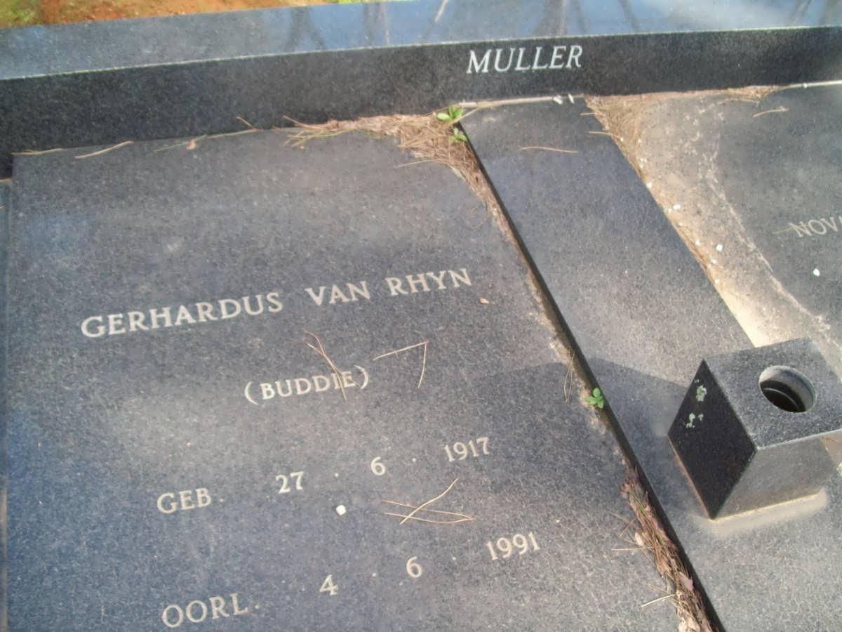 MULLER Gerhardus van Rhyn 1917-1991