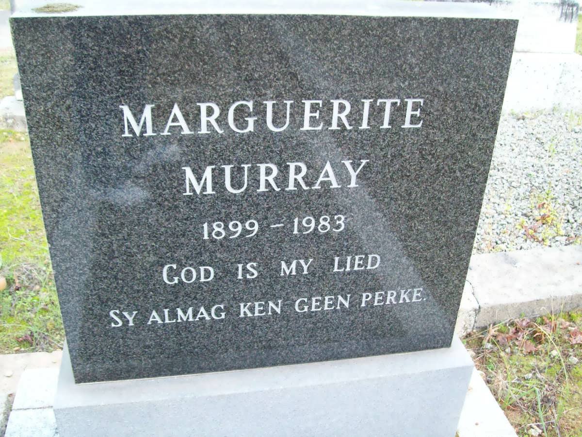 MURRAY Marguerite 1899-1983