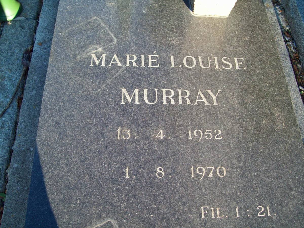MURRAY Marie Louise 1952-1970