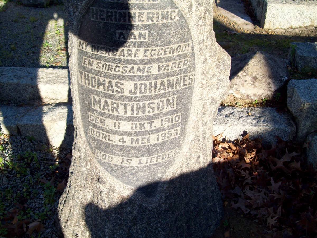 MARTINSON Thomas Johannes 1910-1953
