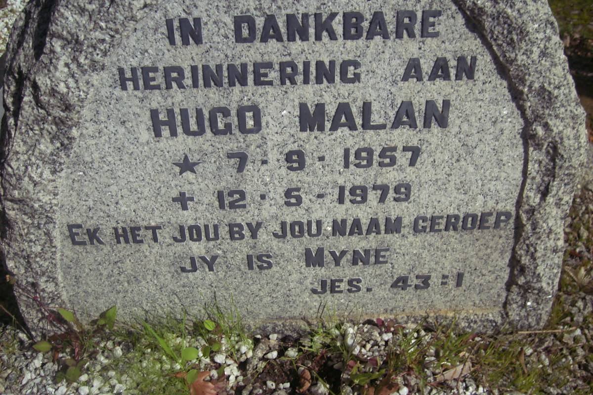 MALAN Hugo 1957-1979