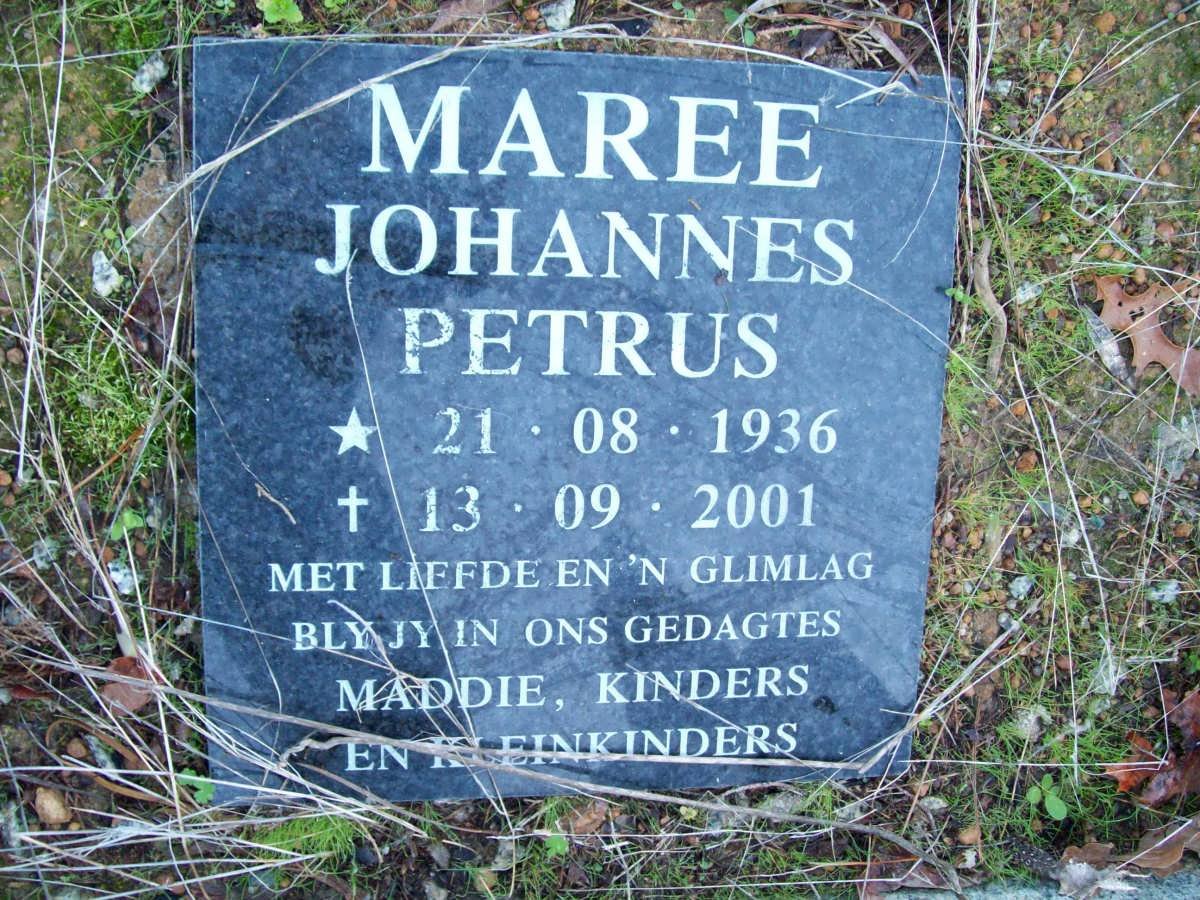 MAREE Johannes Petrus 1936-2001
