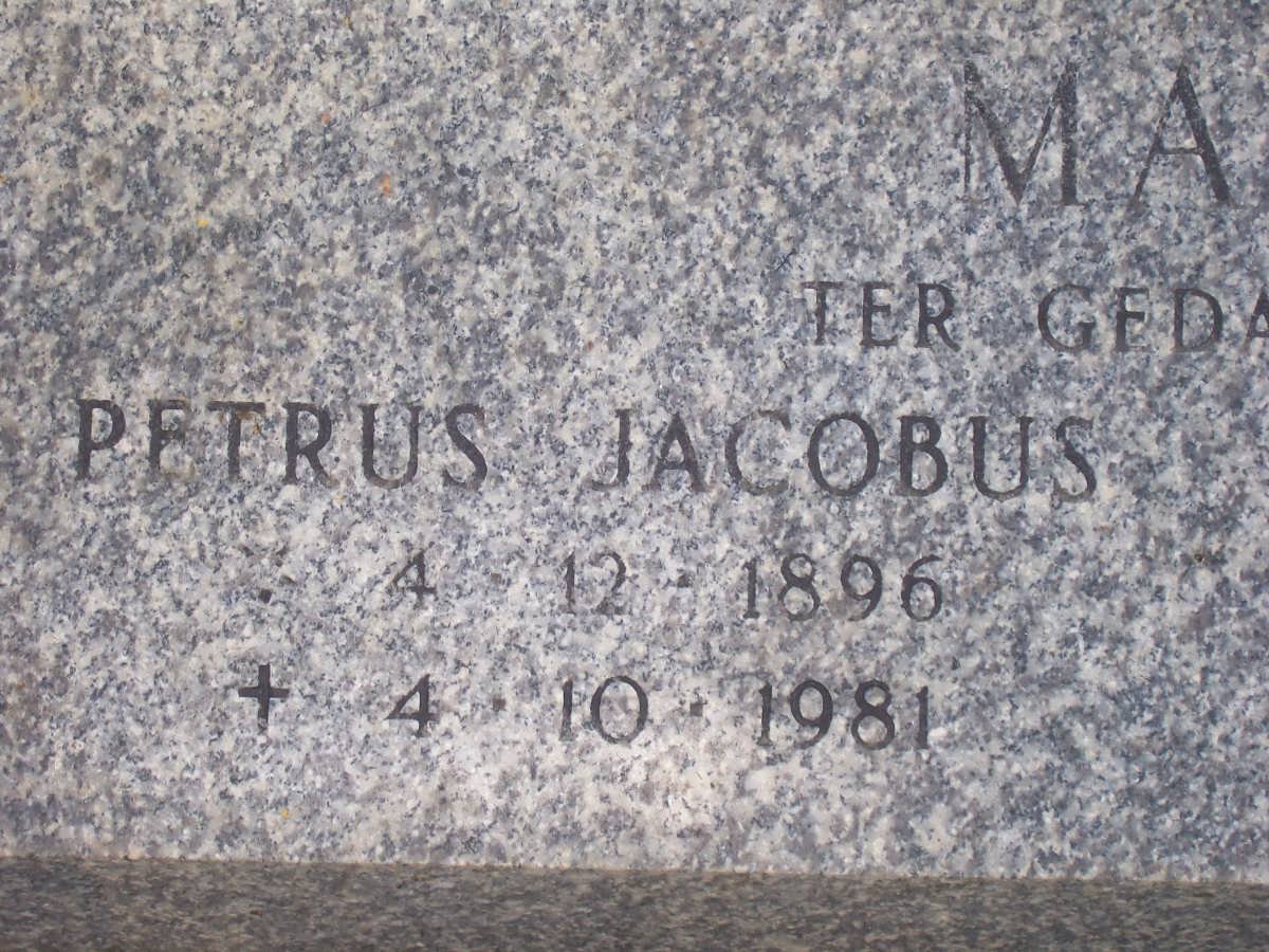MARAIS Petrus Jacobus 1896-1981 &amp; S.G.C. BELLING 1896-1993