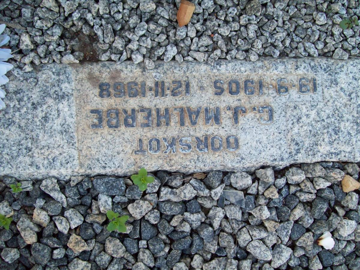 MALHERBE G.J. 1905-1968