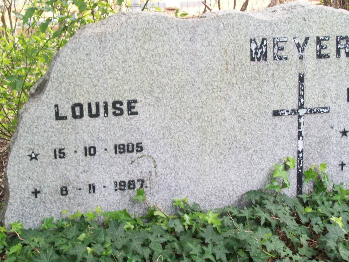 MEYER Louise 1905-1987