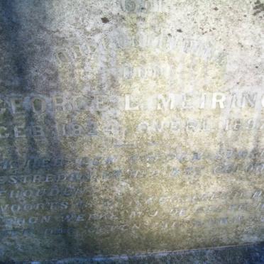 MEIRING George l. 1824-1897