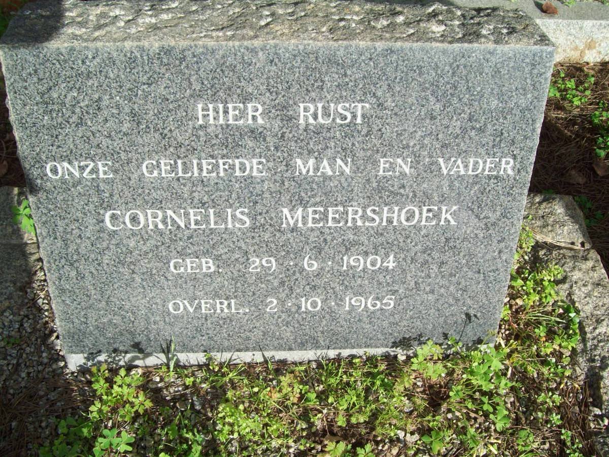MEERSHOEK Cornelis 1904-1965