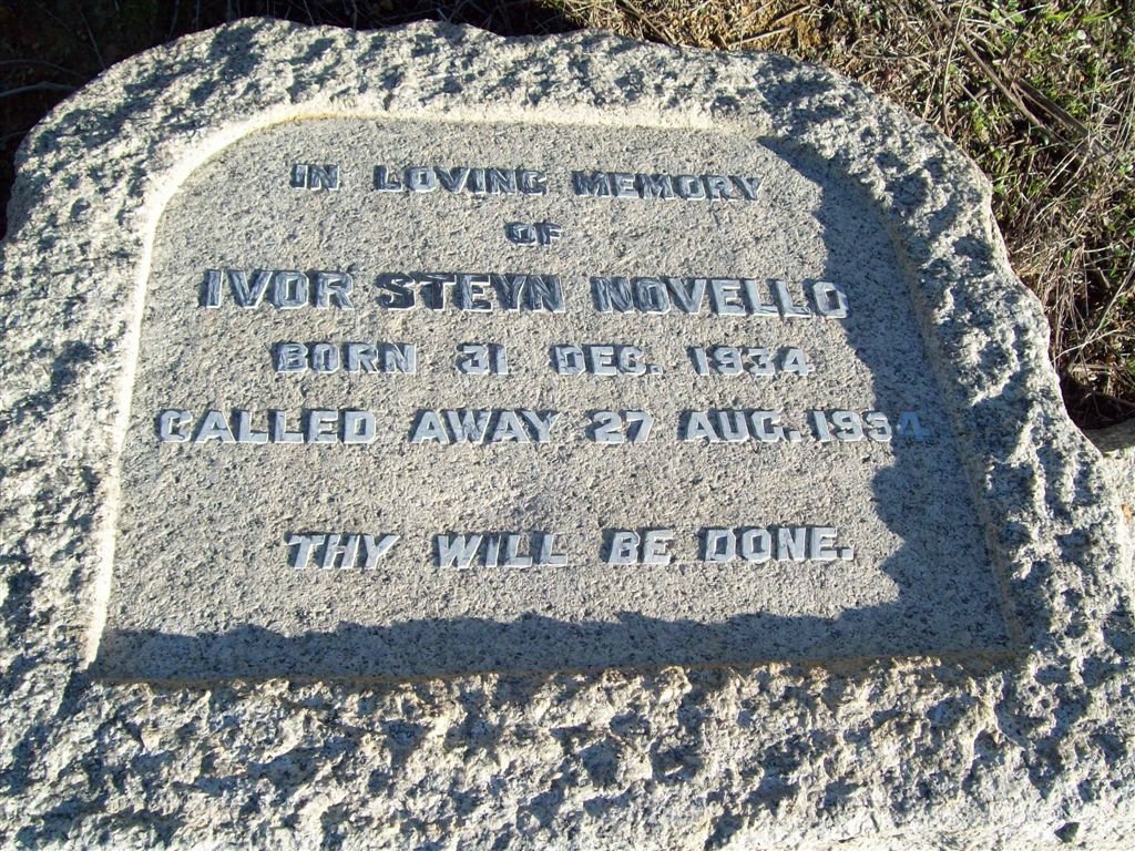 NOVELLO Ivor Steyn 1934-1934