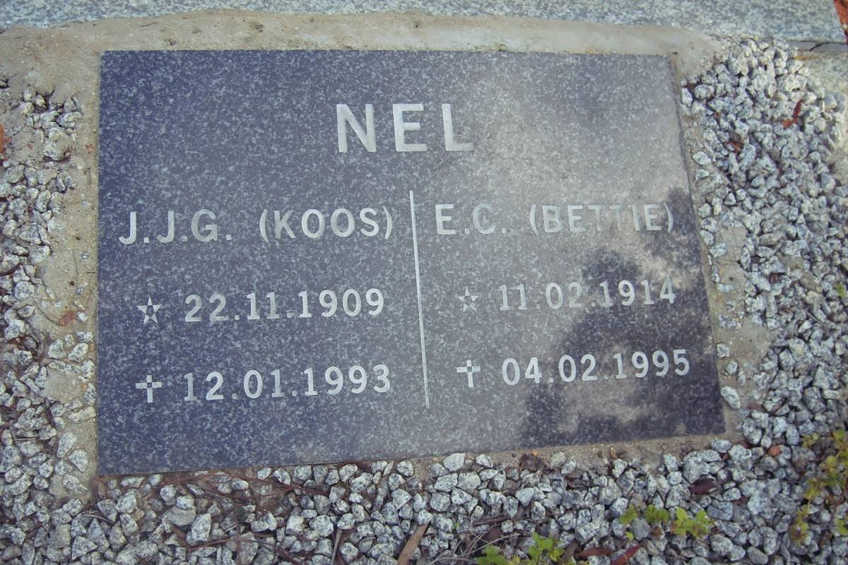 NEL J.J.G. 1909-1993 &amp; E.C. 1914-1995