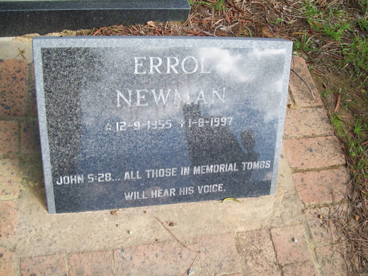 NEWMAN Errol 1955-1997