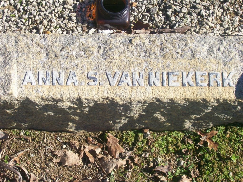 NIEKERK Anna S., van