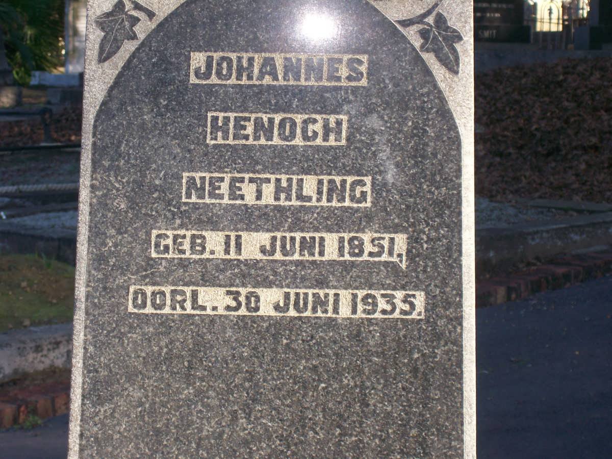 NEETHLING Johannes Henoch 1851-1935