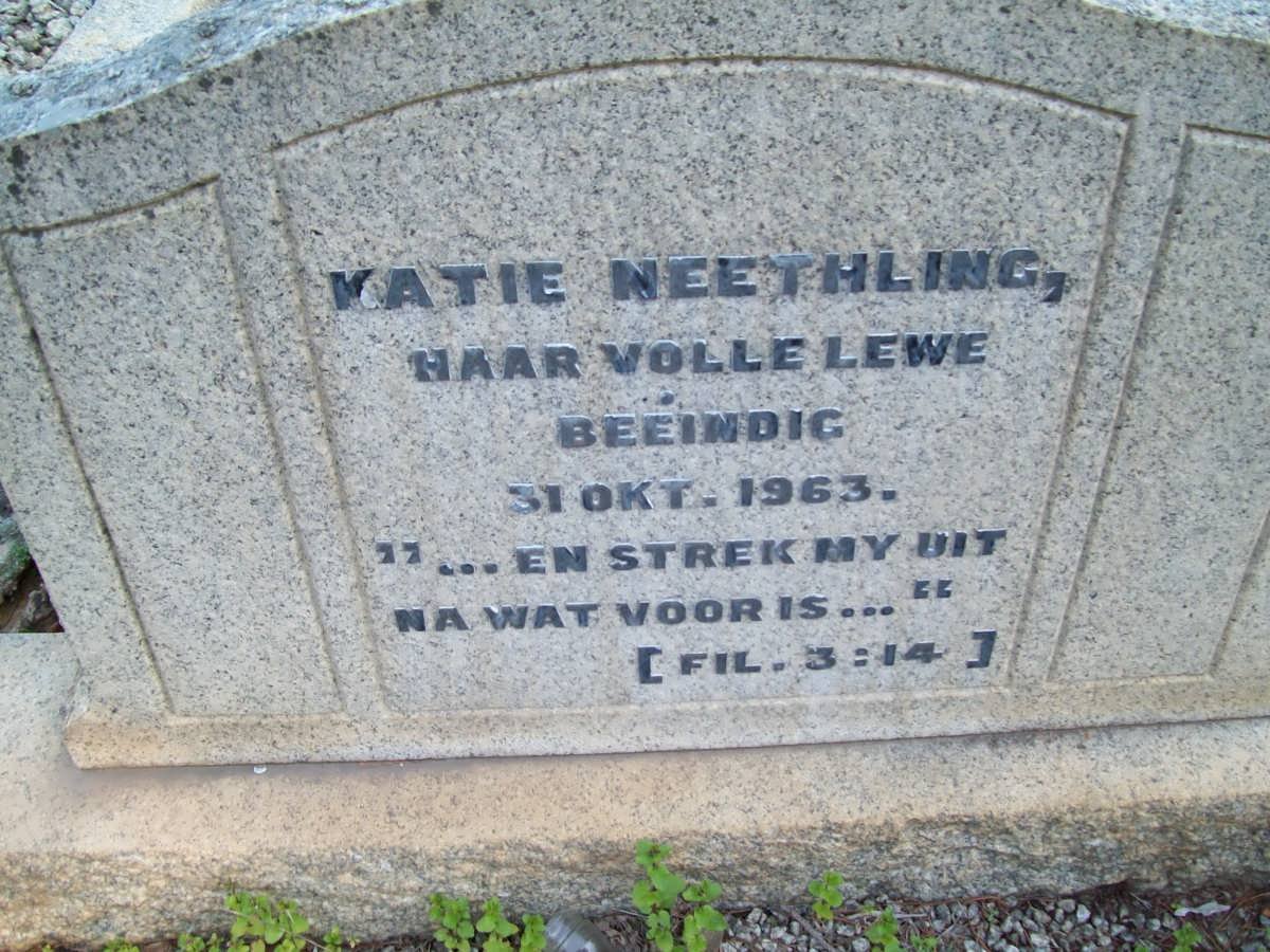 NEETHLING Katie -1963