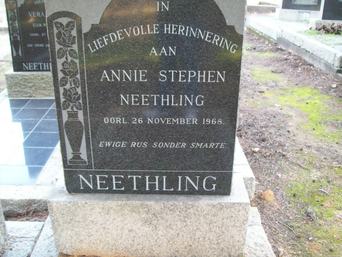 NEETHLING Annie Stephen -1968