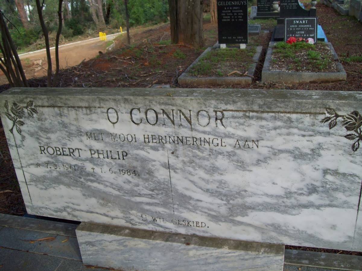 O'CONNOR Robert Philip 1961-1984