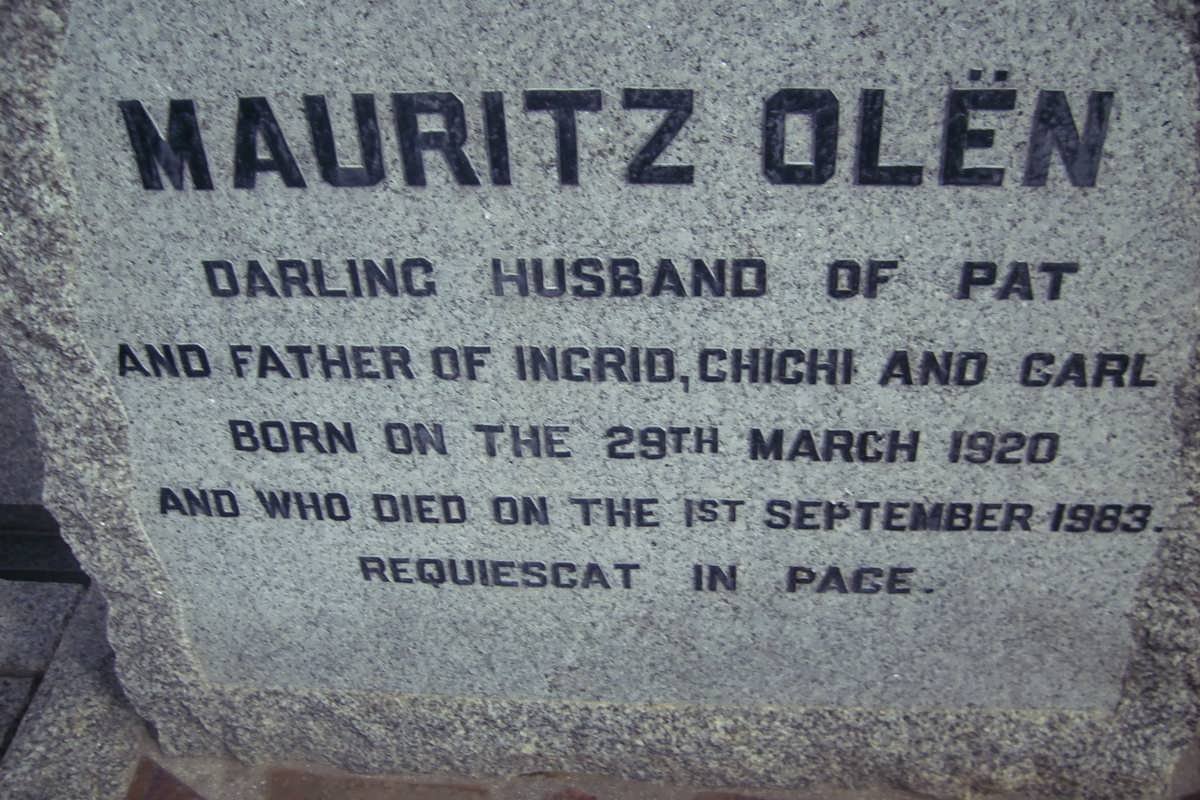OLëN Mauritz 1920-1983