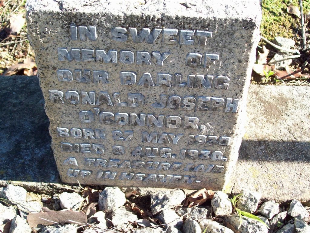 O'CONNOR Ronald Joseph 1930-1930