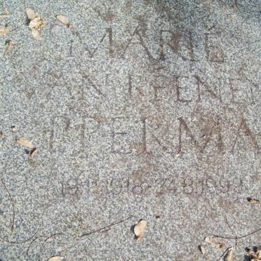 OPPERMAN Marie van Reenen 1918-1999
