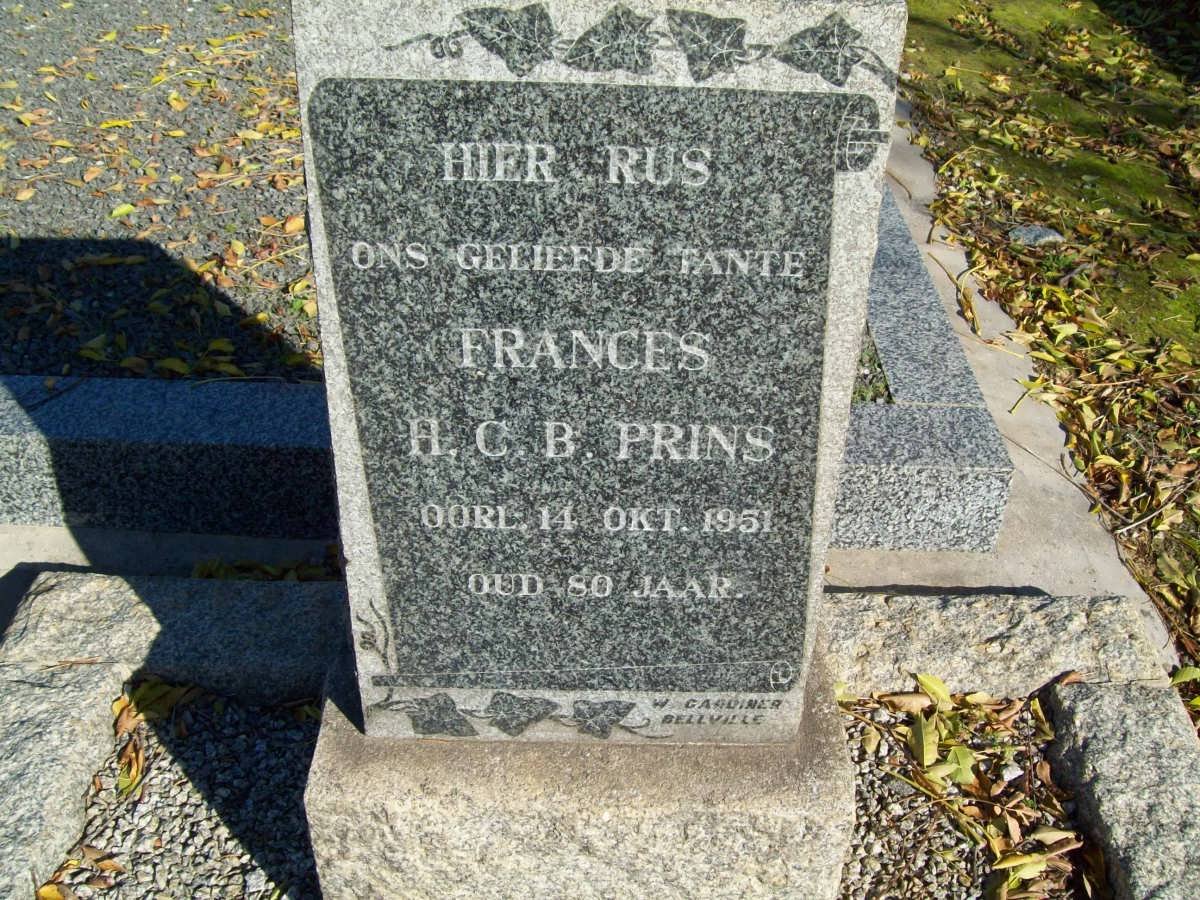 PRINS H.C.B. -1951