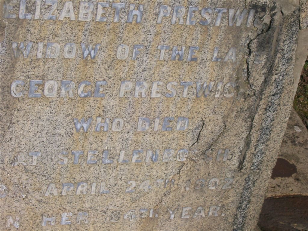 PRESTWIC Elizabeth -1902