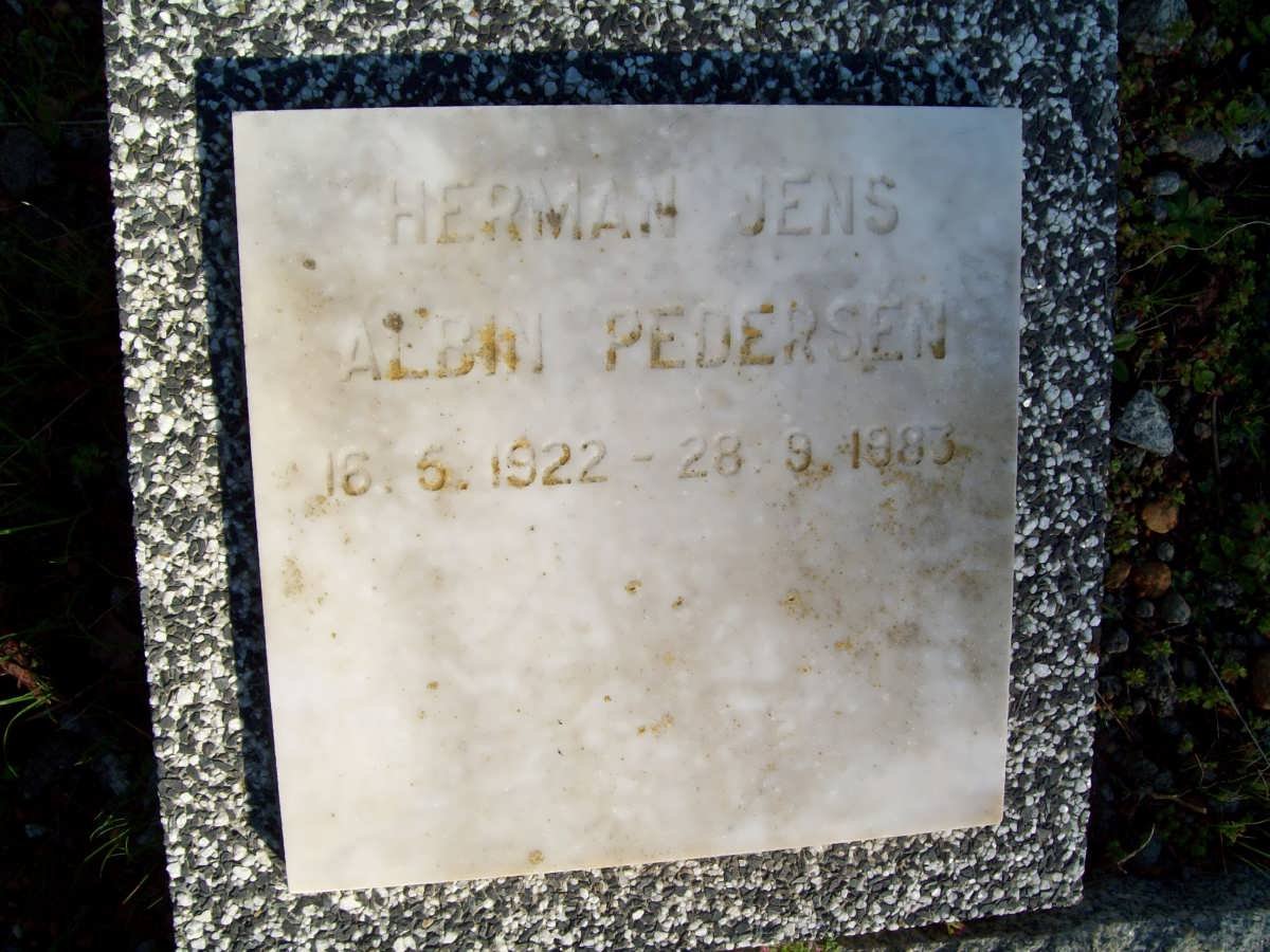 PEDERSEN Herman Jens Albin 1922-1983
