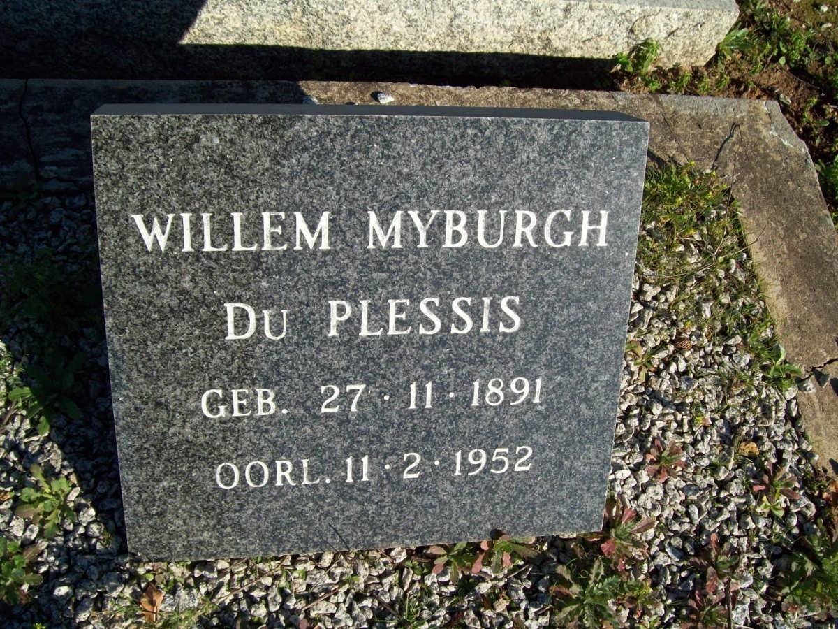 PLESSIS Willem Myburgh, du 1891-1952