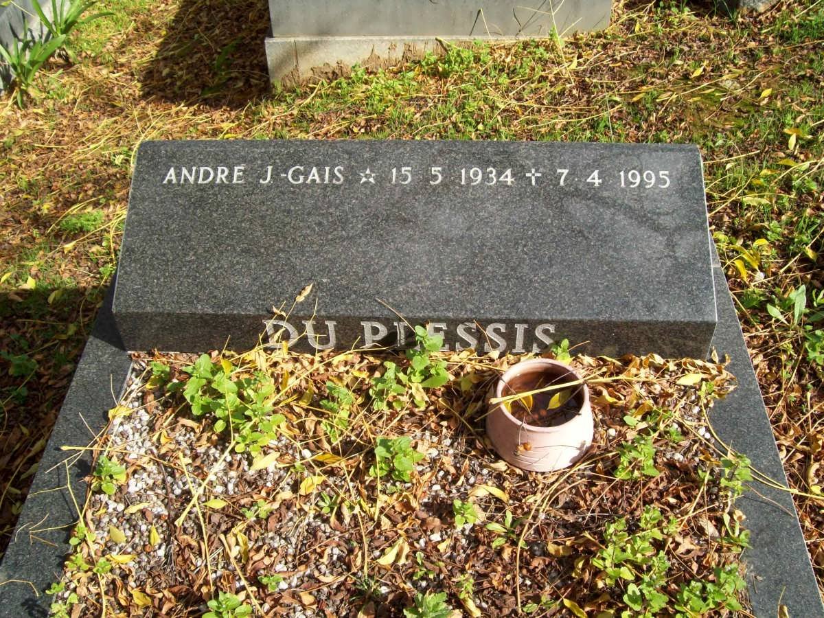 PLESSIS André J-Gais, du 1934-1995