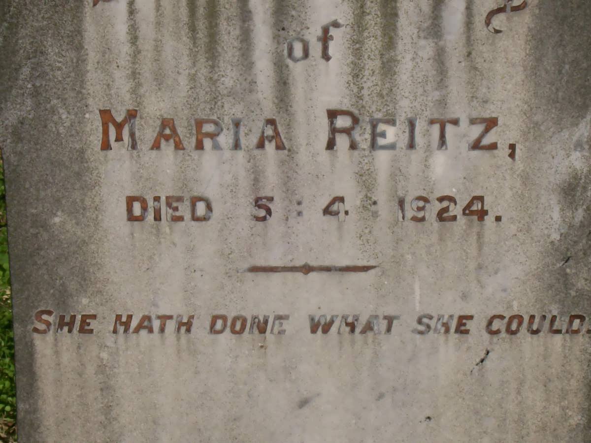 REITZ Maria -1924