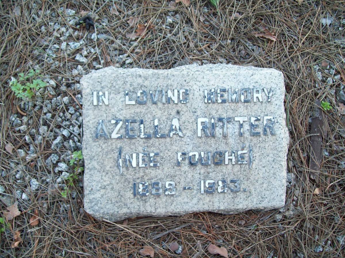 RITTER Azella nee FOUCHE 1888-1983