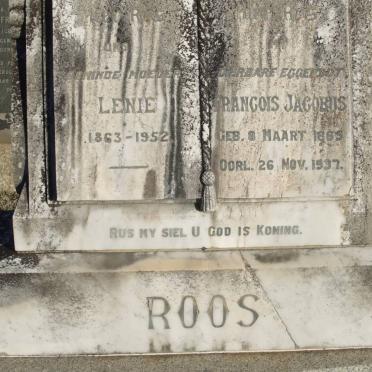 ROOS Francois Jacobus 1865-1937 &amp; Lenie 1863-1952