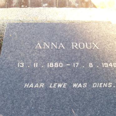 ROUX Anna 1880-1946