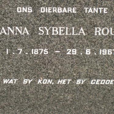 ROUX Anna Sybella 1875-1967