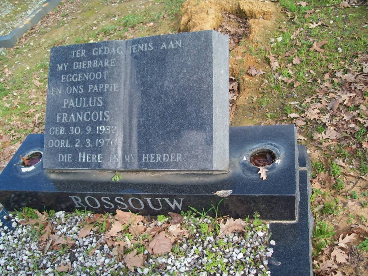 ROSSOUW Paulus Francois 1932-1976