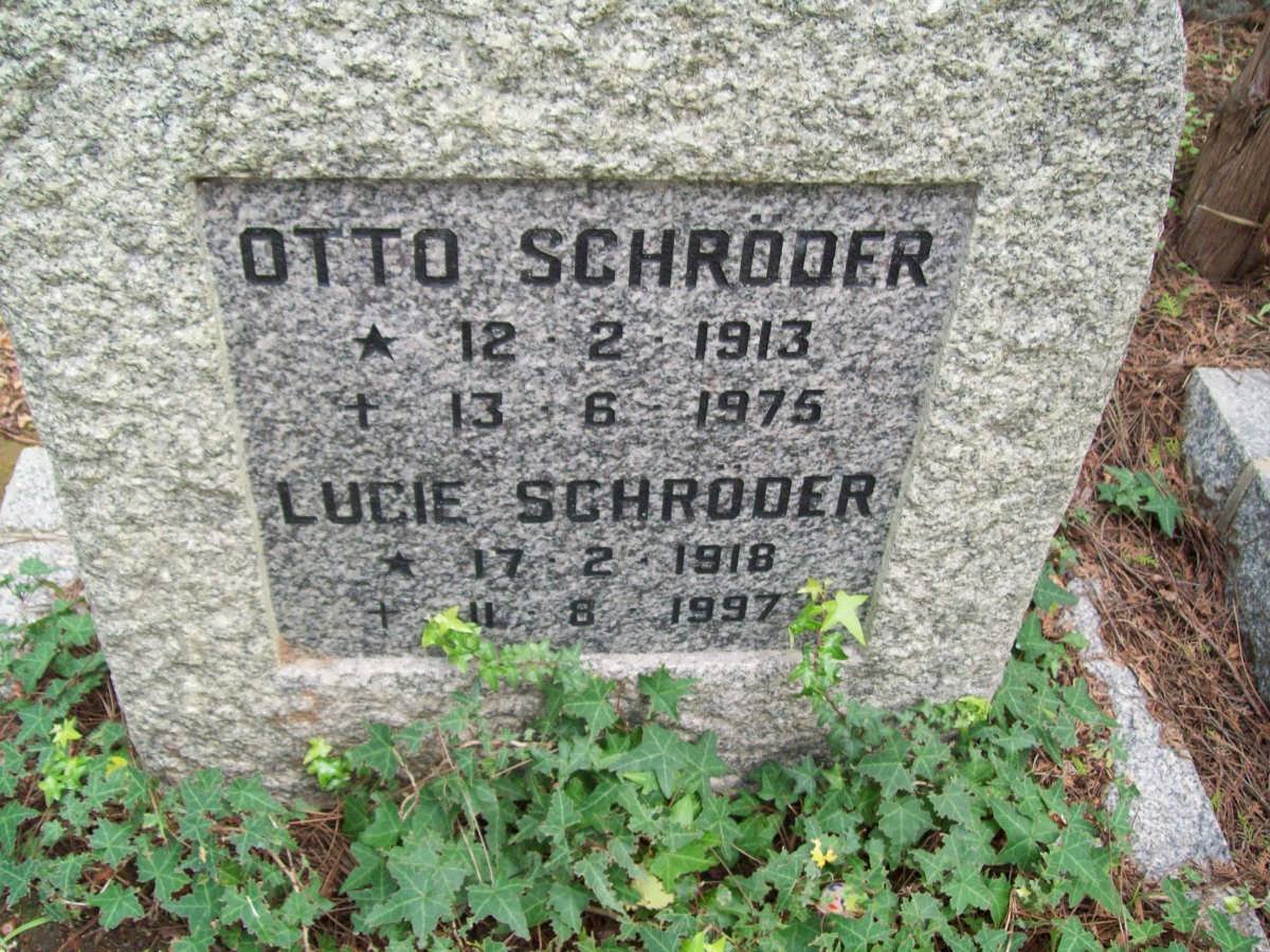 SCHRODER Otto 1913-1975 &amp; Lucie 1918-1997