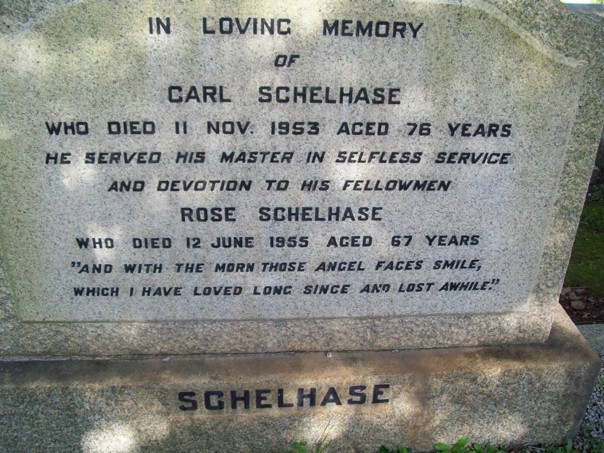 SCHELHASE Carl -1953 &amp; Rose -1955