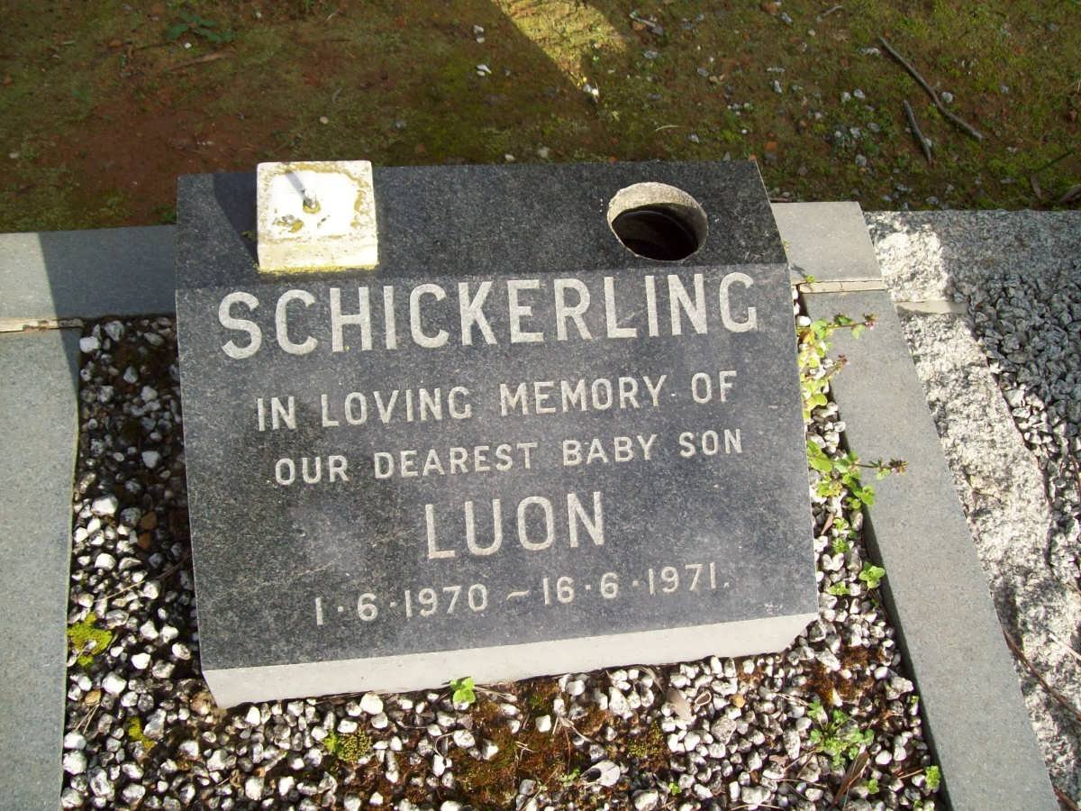 SCHICKERLING Luon 1970-1971