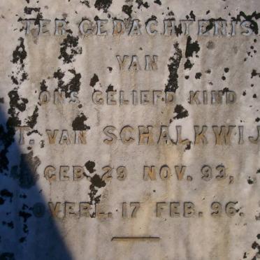 SCHALKWIJK W.T., van ??93-??96