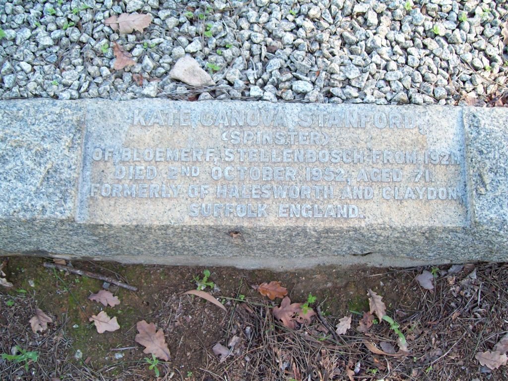 STANFORD Kate Canova -1952