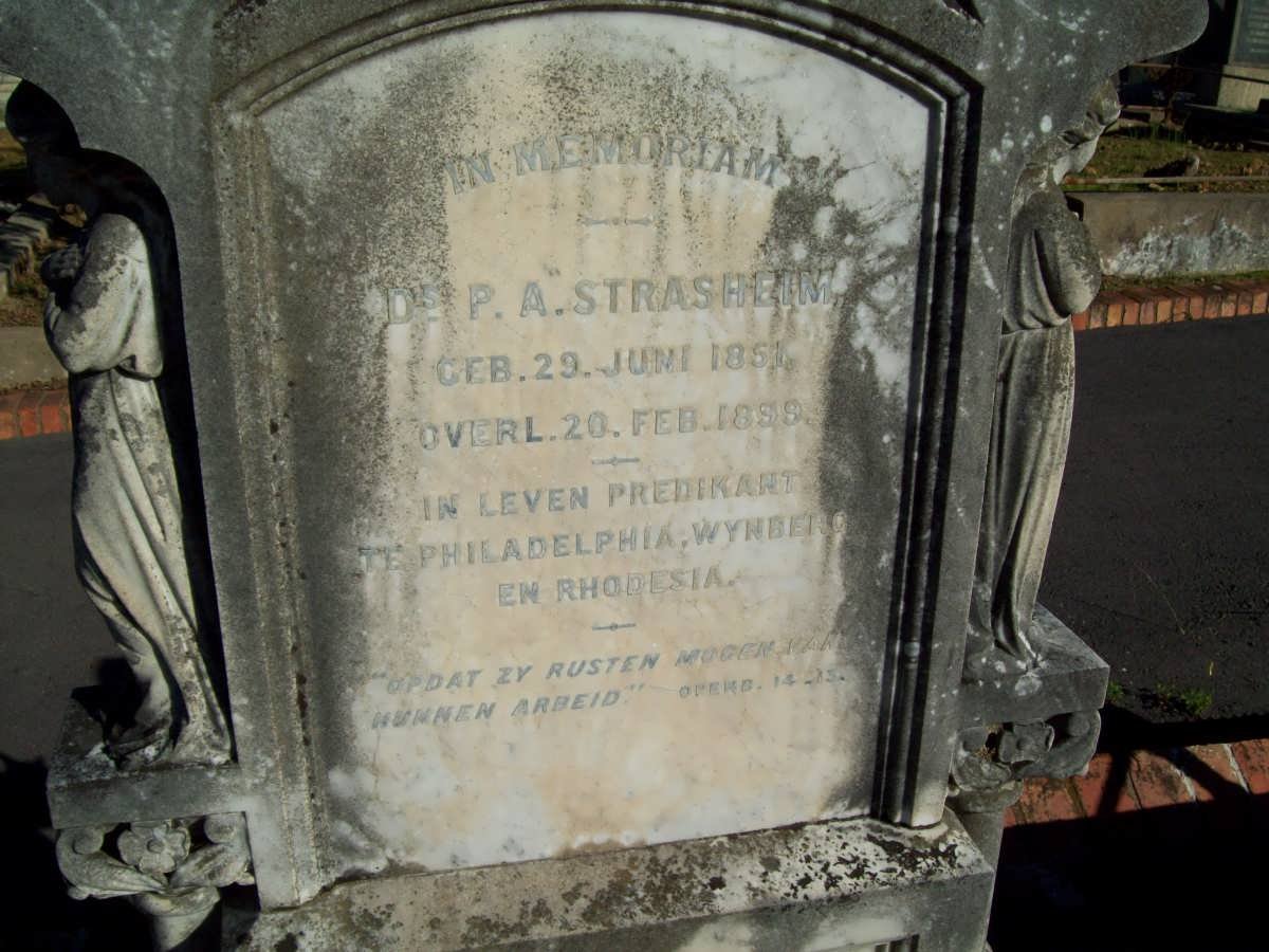 STRASHEIM P.A. 1851-1899